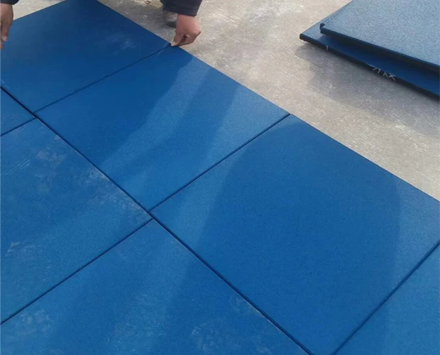 4cm 4.5cm 5cm yellow red green grey rubber tile for garden rubber flooring