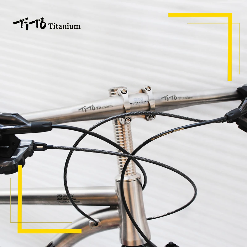 TITI руль горного велосипеда из титанового сплава MTB 31 8*600 ~ 720 мм 25 4*600 велосипедный с