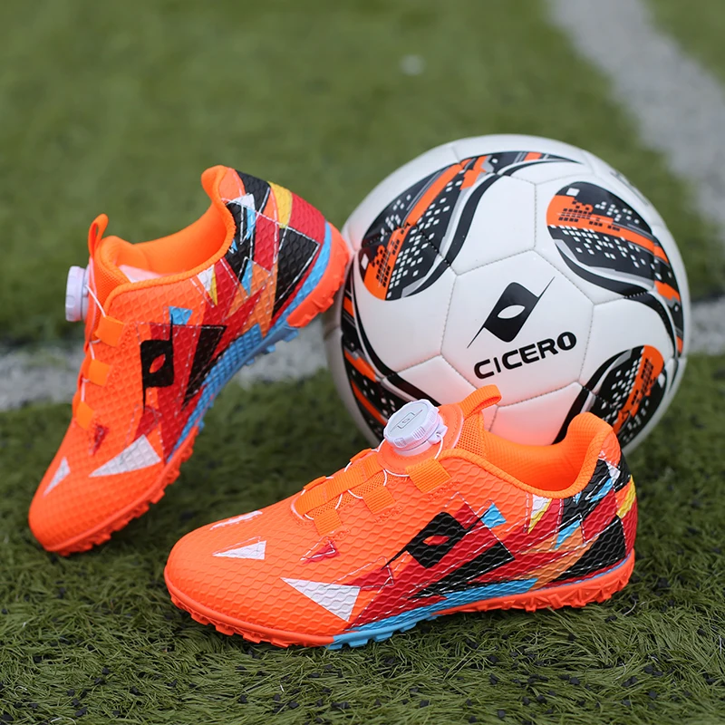 Jinjiang factory wholesale Football Shoes Boots Breathable High Quality Soccer Boots  Girls Soccer Cleats for Kids