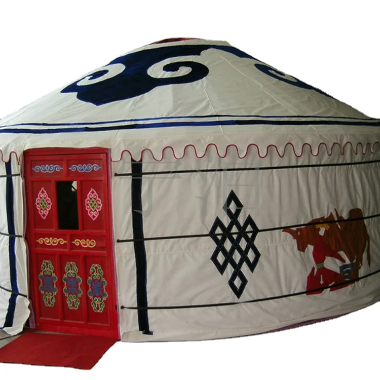 100% wood frame mongolian Yurt tent
