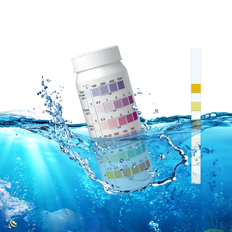 6 in 1 pool chemical tester water test strips for hot tub spa water