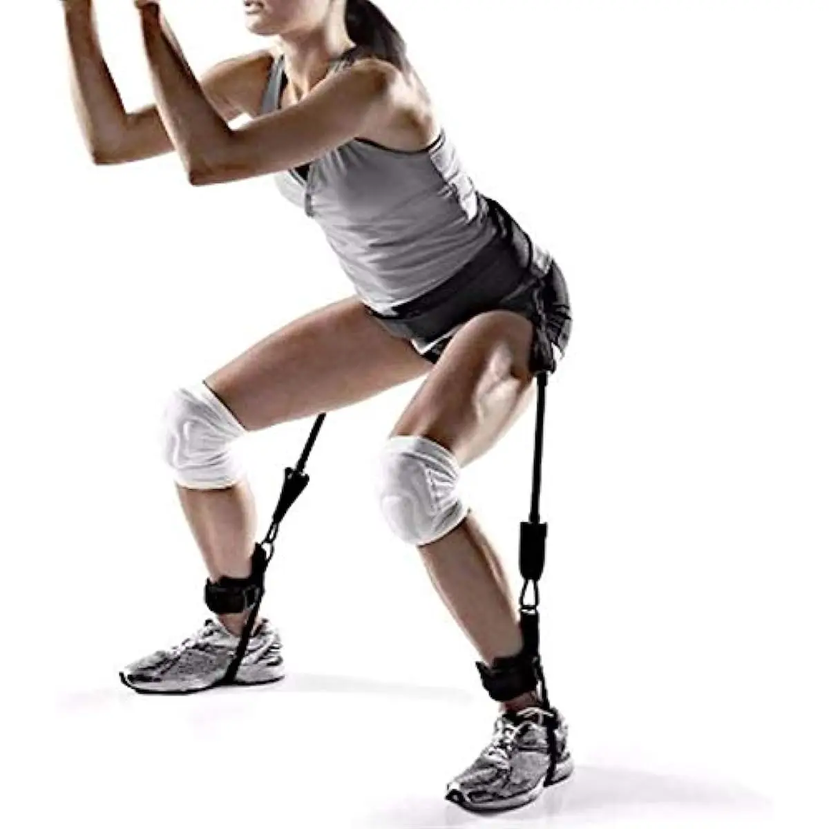 Vertical Jumping Trainer Jump Resistance Bands Leg Strength Basketball Volleyball Football Tennis Leg Agility Training