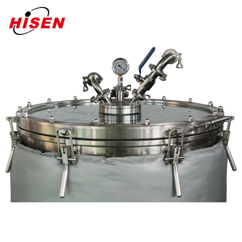 Stainless steel extraction centrifuge for industrial production