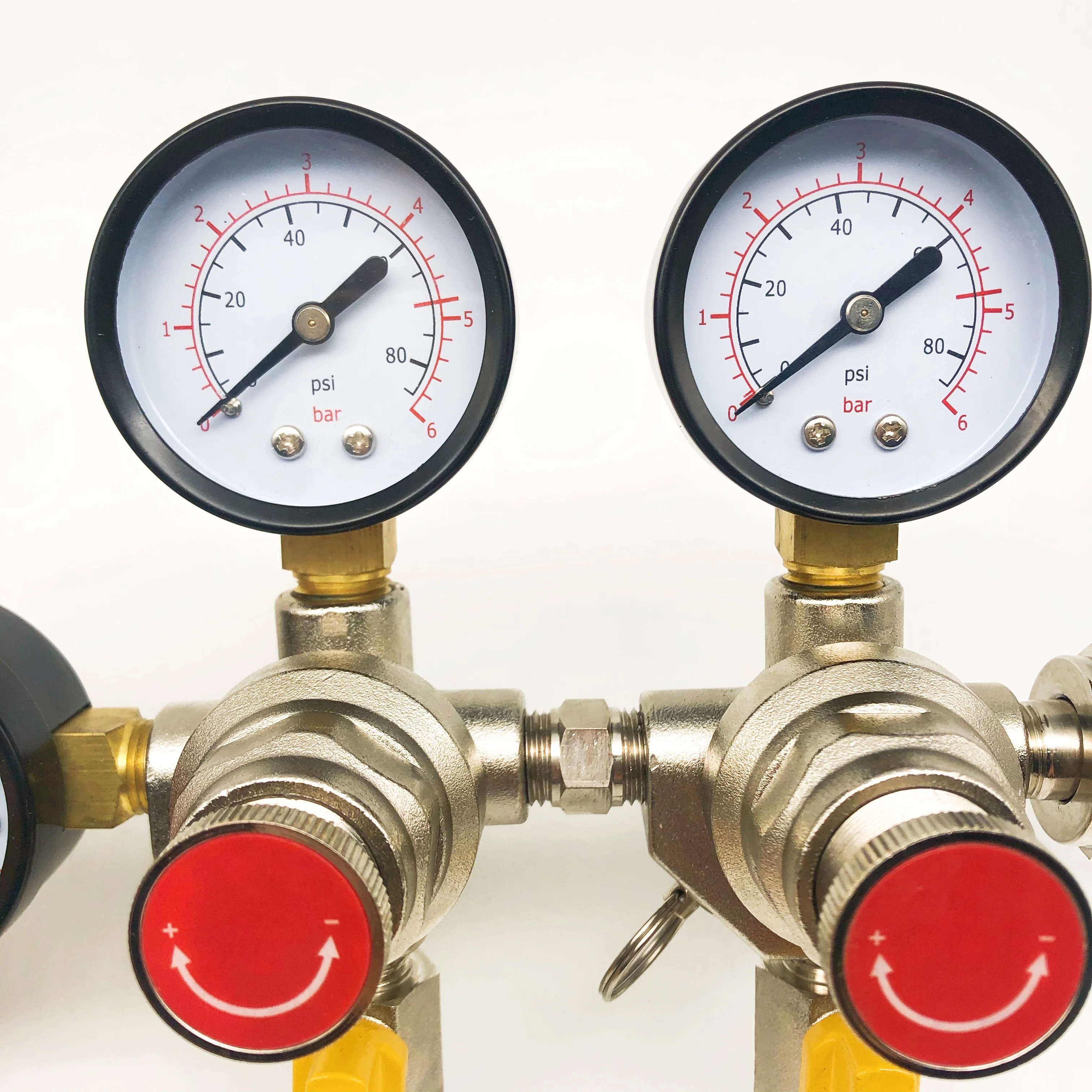 Beer High Pressure Regulators Dispensing Equipment Draft Brewery CO2 Regulator Co2 Reducing Valve With Plastic