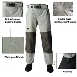Breathable Waterproof Fly Fishing chest Waders