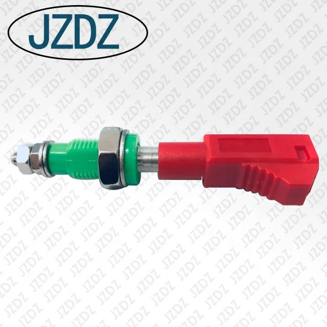 JZDZ J.10043 High-quality 4mm safe telescopic high-pressure banana plug can be superimposed