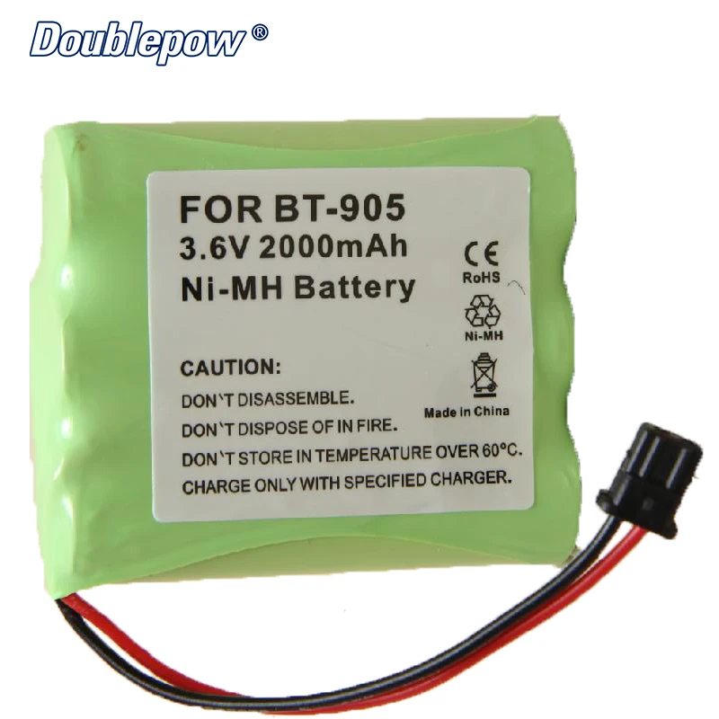 3 6 V 2000mah NiMH перезаряжаемый аккумулятор с