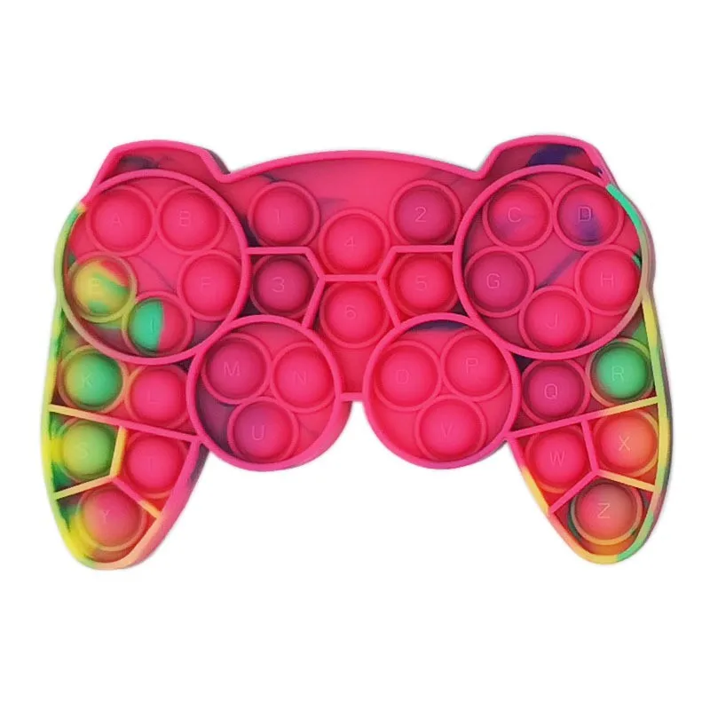 Popular Game Controller Game Handle Shape Push Popular Bubble Sensory Fingertip Toy Autism Special Needs Pressure Reliever