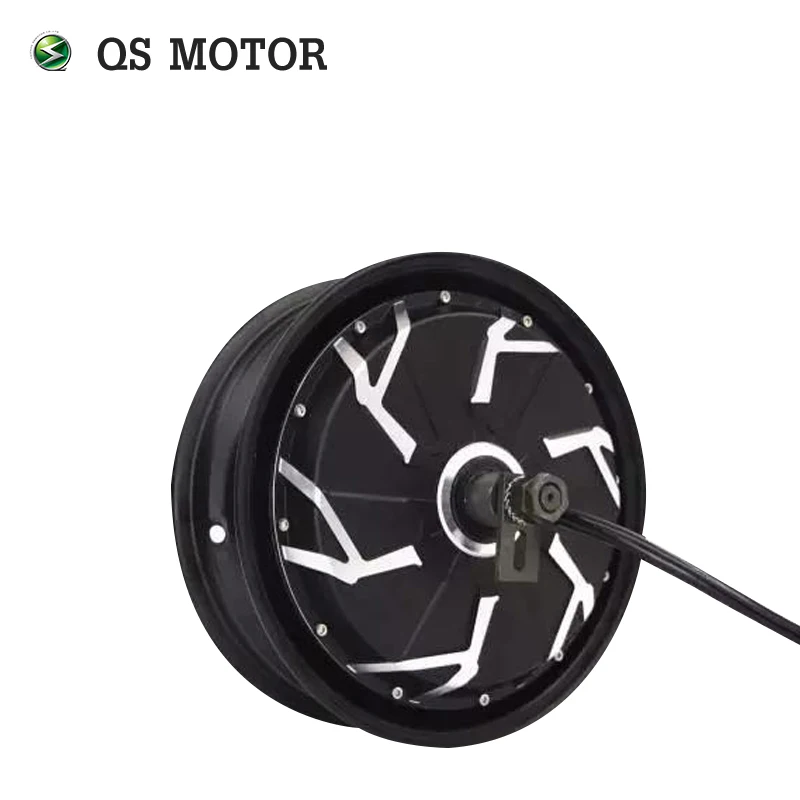 Powerful QS Motor 12inch 10KW 60H 260 V4 Brushless DC Bike Scooter Wheel Hub Motor