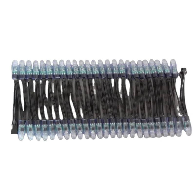 Etop Red white blue black green wire WS2811 led pixel 12mm bullet RGB 5V 12V dmx led pixel module Pixels rgb strip lights