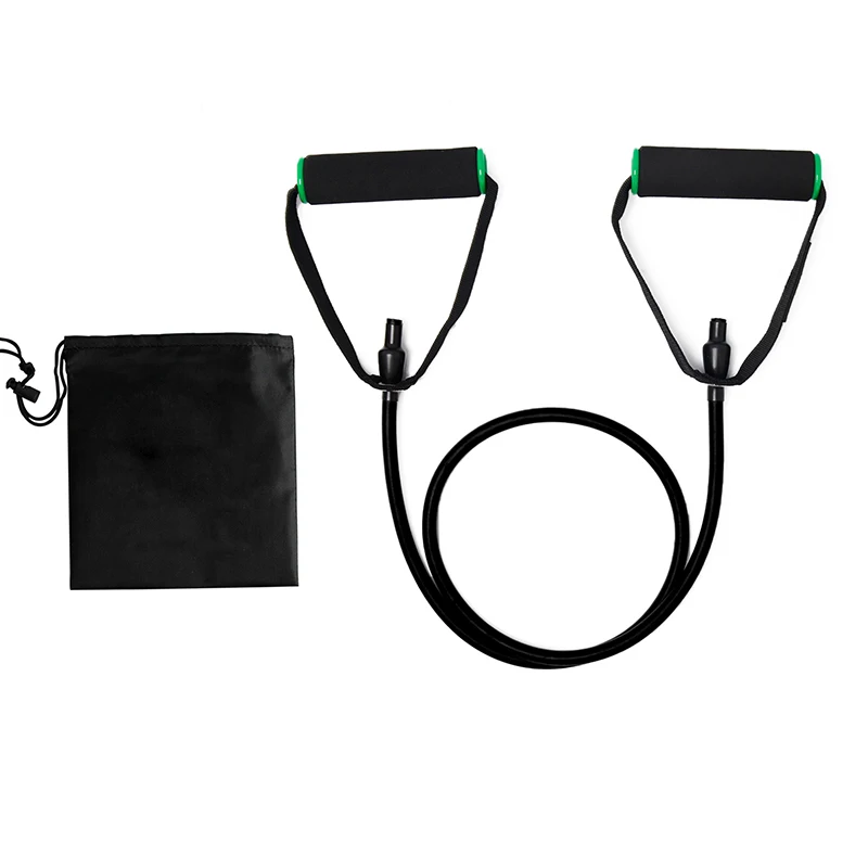 Training Cross Workout Elastic Running Fitness Silicone Ankle Straps Yoga Gym Custom Logo Latex Exercise Resistance Tube Bands