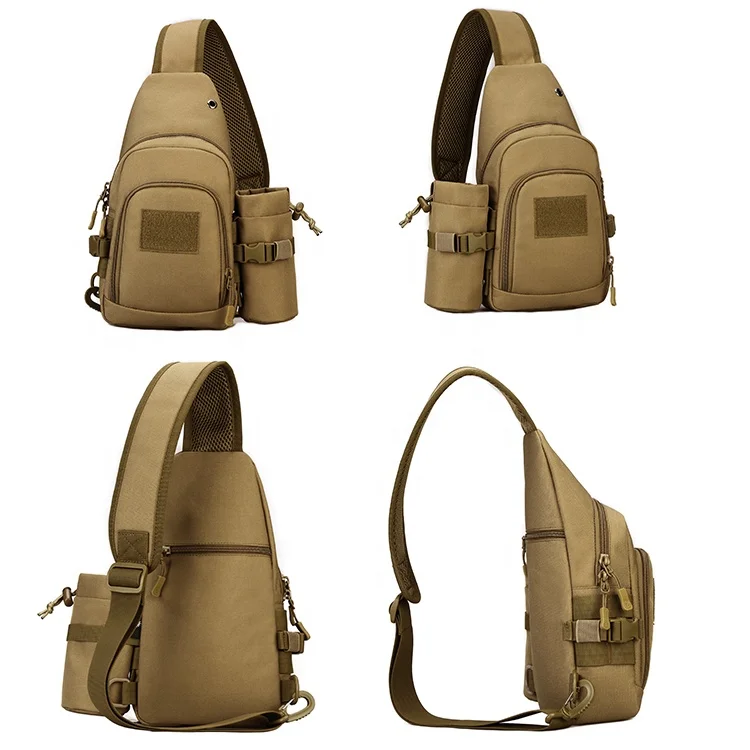 Manufacturer Custom Multi-purpose Waterproof  Outdoor Messenger Bag Sling Shoulder Bag Camouflage Tactical Chest Bag