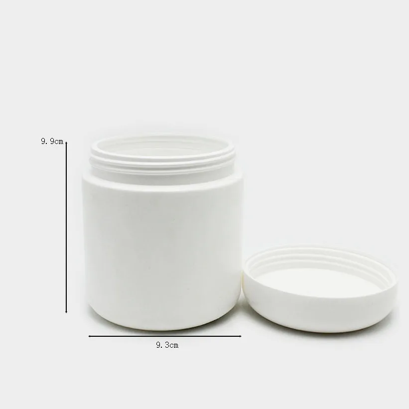 250g Plastic HDPE Food Storage Container Jar Kitchen Bulk Sealed Cans Refrigerator Multigrain Tank Container for Cereal Pot