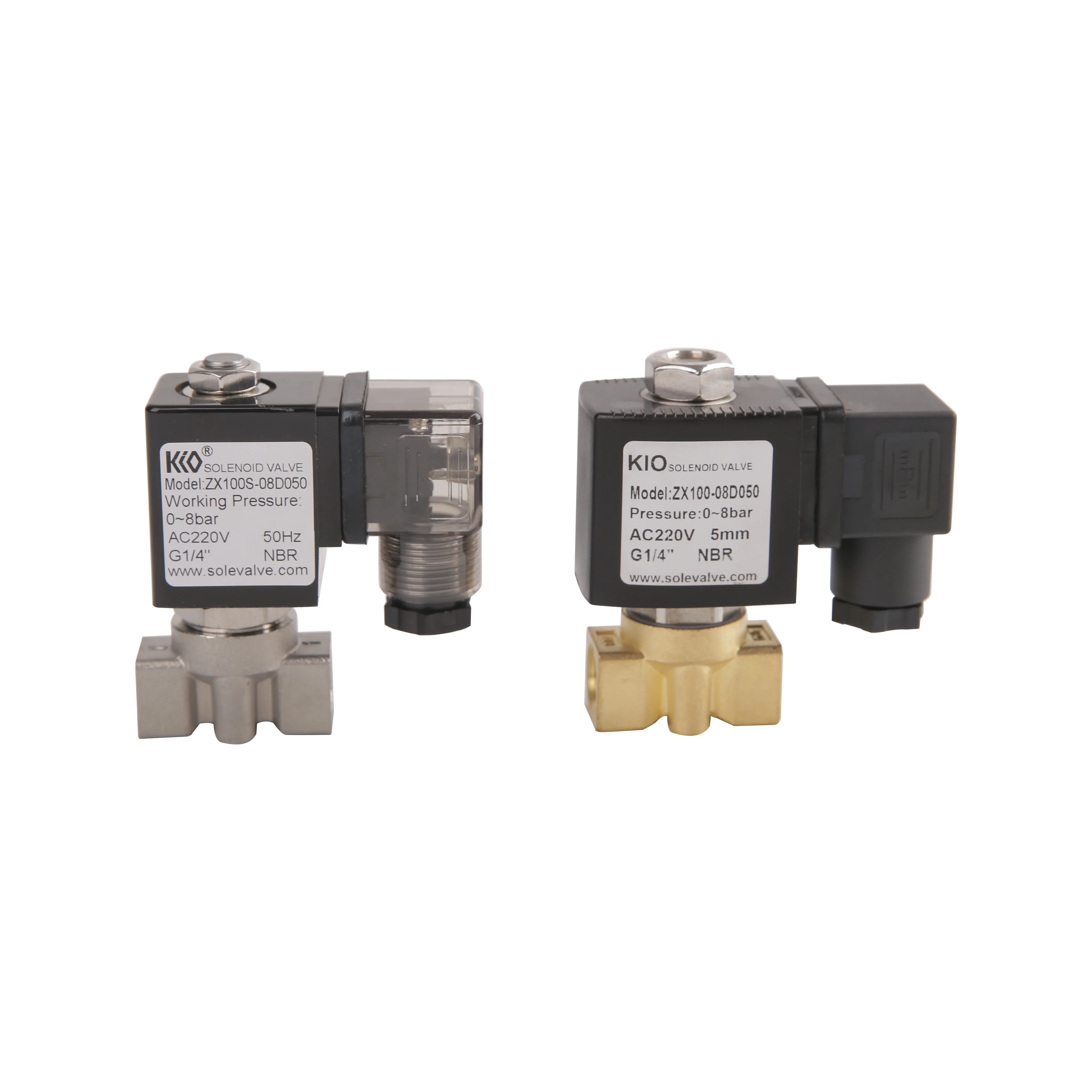 Factory direct stainless steel solenoid valve high temperature solenoid valve