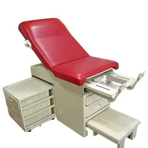 Manufacturer medical hospital equipment surgical instruments examination table gynecology exam table with storage drawer