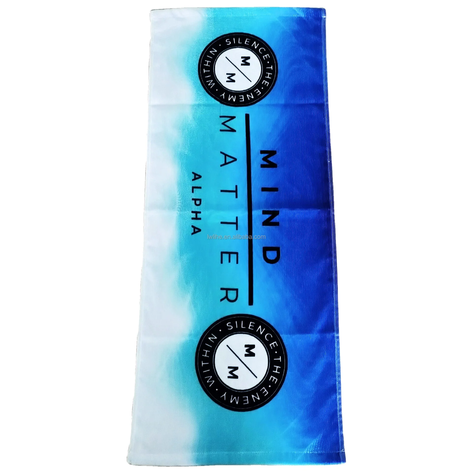 China Manufacturer Cotton Sport Towels Custom Logo Printed Advertising Personalized Sweat Gym Towel