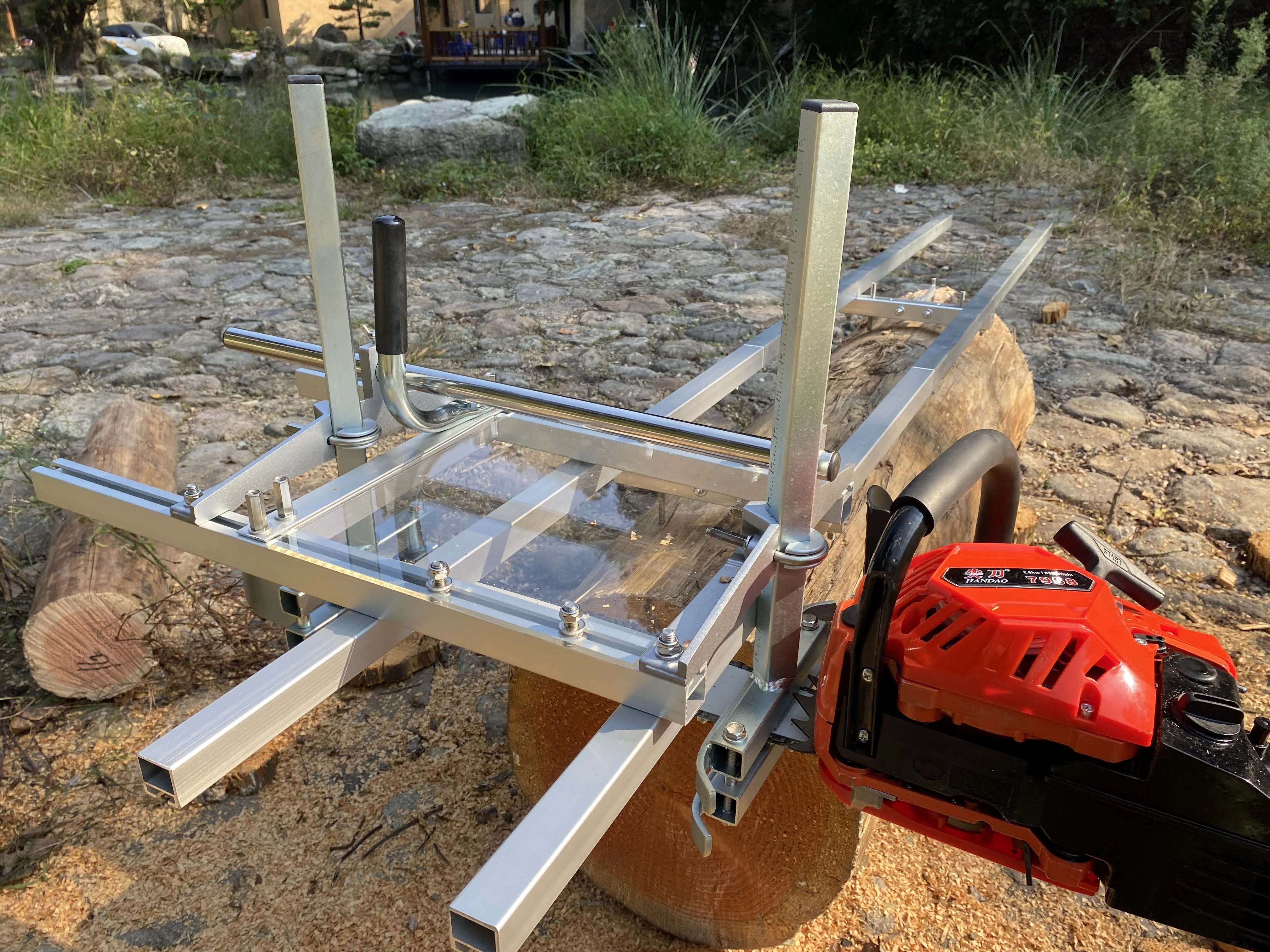 Качественная легкая планка для изготовления цепной пилы фрезерная насадка портативная Лесопилка