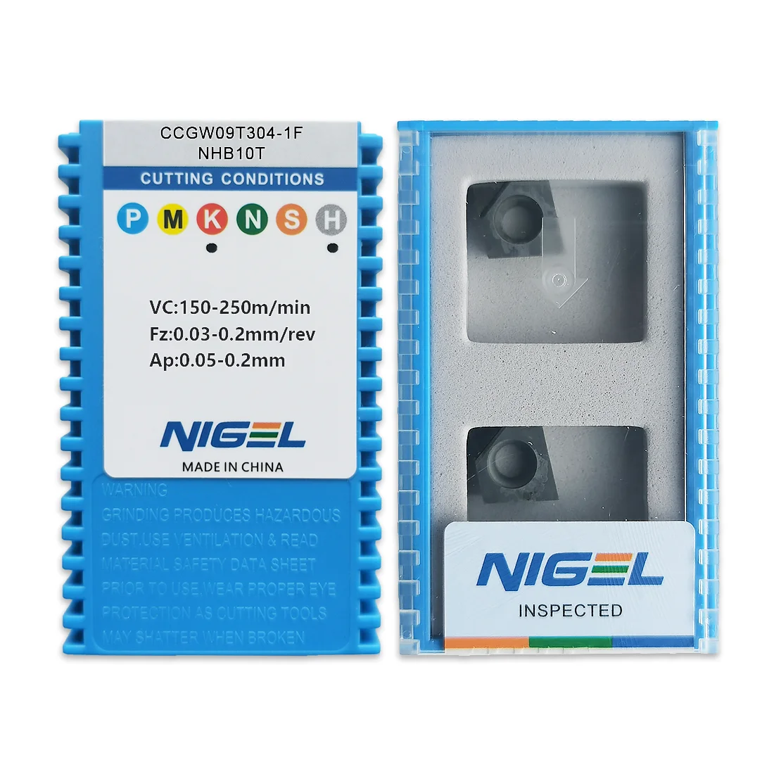 NIGEL Fast Delivery CCGW09T304 CBN insert turning tools PCBN CBN NHB10T grade good price standard cutting tool