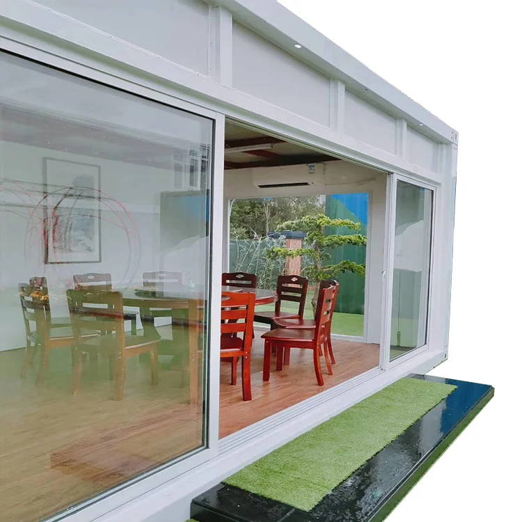 europe module prefabricated homes prefab light steel  structure easy assembled shipping container 2 bedroom house