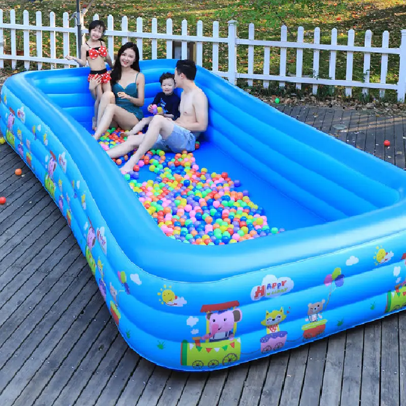 large Home PVC Plastic Summer Inflatable Swimming Pools Outdoor Swimming Pools for Kids and Adults