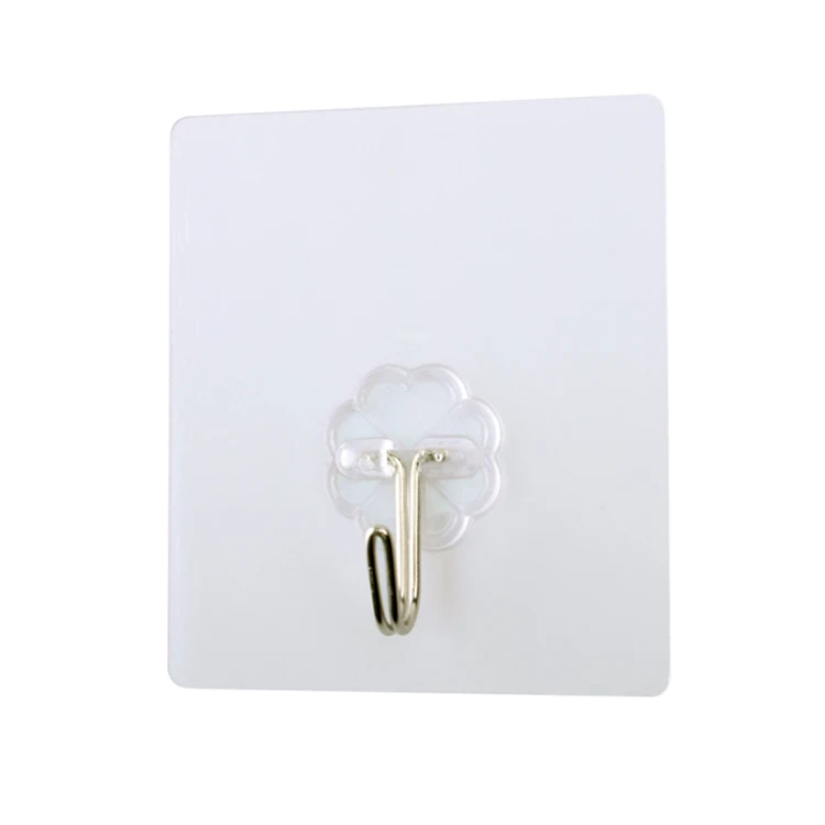 Hot Sales Double Sided Adhesive Wall Hooks Wall Hanger Transparent Suction Cup Sucker Hook Multi-Functional Wall Hooks