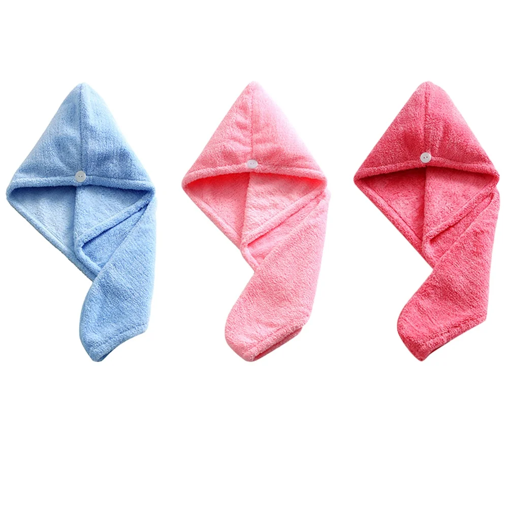 
 Ультравпитывающее полотенце для волос из микрофибры, цветной Быстросохнущий тюрбан для волос из микрофибры, полотенце для упаковки, фирменная торговая марка  