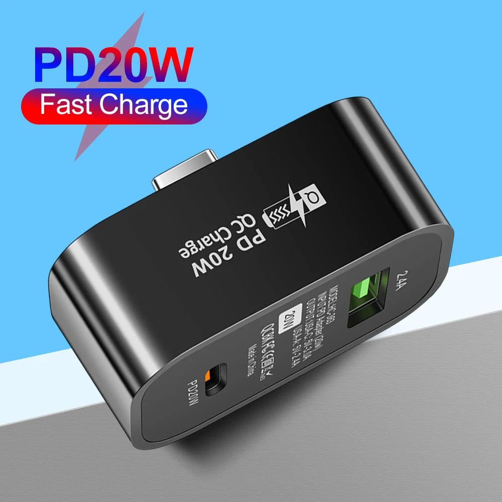 Новое поступление PD 20 Вт адаптер для быстрой зарядки USB C концентратор удлинитель type pd и зарядное
