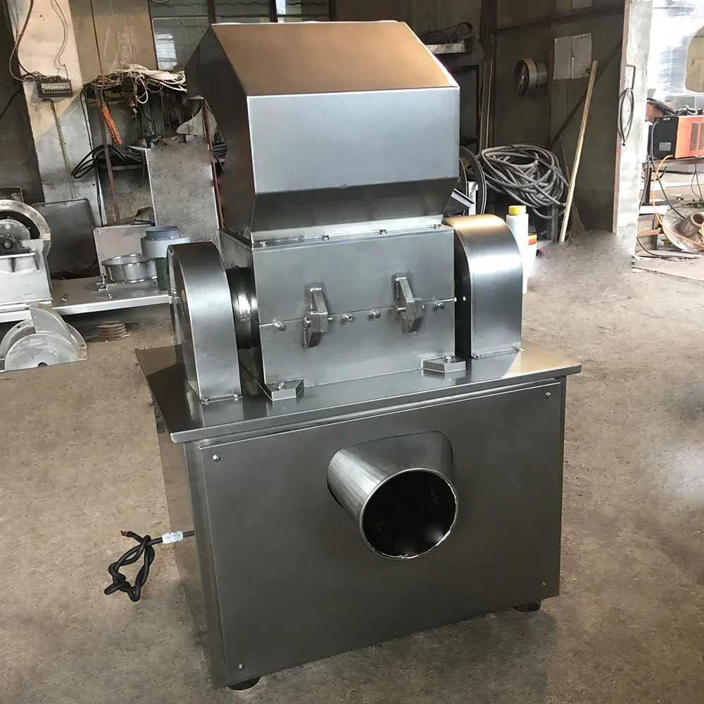 cassava roots herb leaves Chinese medicine coarse rough crusher grinder crushing grinding machine