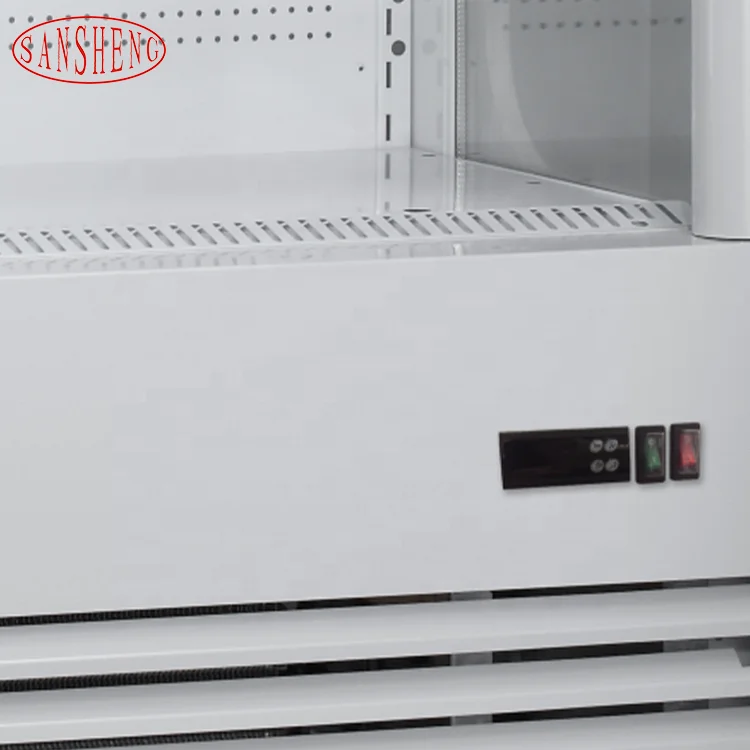 Upright supermarket open display refrigerator open beverage cooler display cabinet