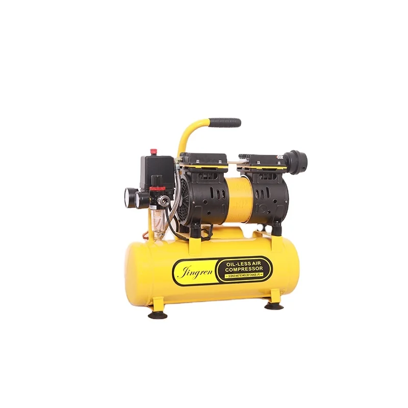 
Small Portable 0.55 kw oil free Low DB air compressors with 9 L litre air tank 