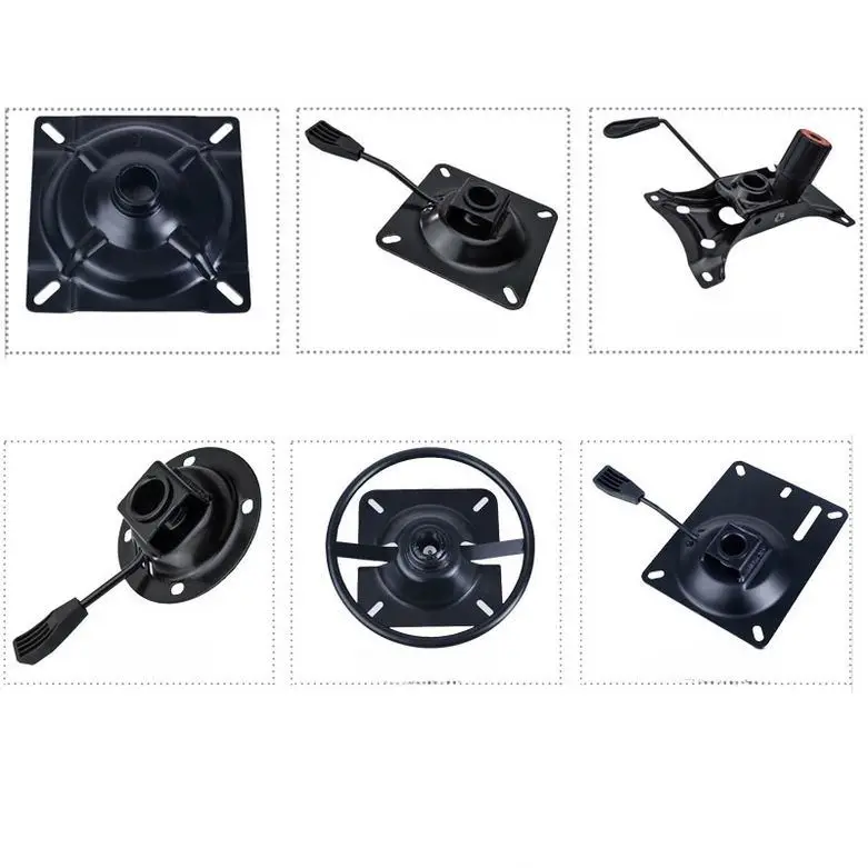 Swivel Caster Plate Casters Without Brake Wheels Bla Plastic Bolt Hydraulic Chair With Stand Lazy Steel Base 5 Leg 1025 Inch