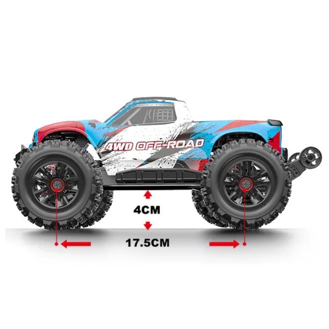 High-Traction Drive Belts 1/6 Scale Rc Car MJX HYPER GO16208 Rc Car Accessories   Four Pole Brushless Motor