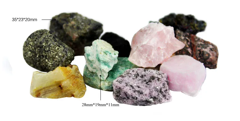Оптовая смешанный 12 шт./кор. голые минералов, необработанные природные Fossil Rock кристалл кварца и минералов для продажи # потепление