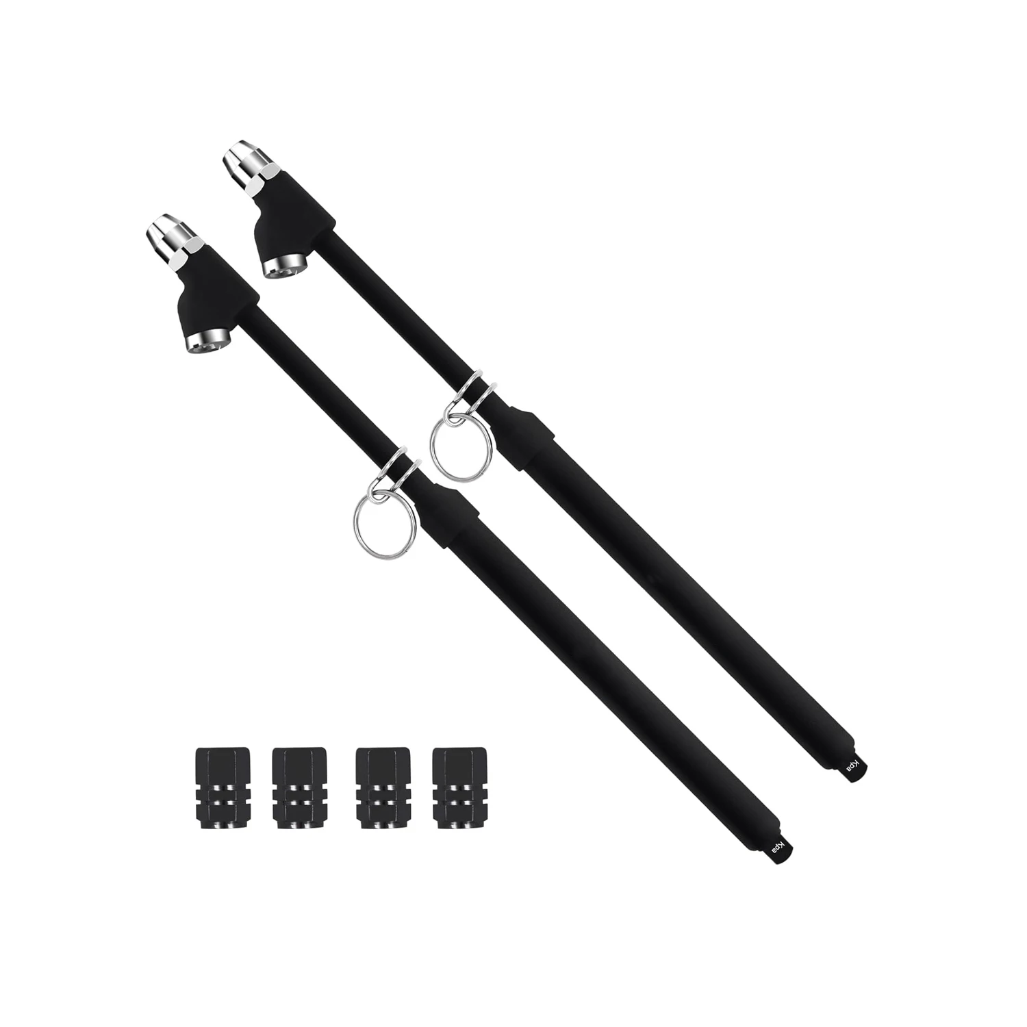 10-150PSI черная покраска прямая нога с двойной головкой сверхмощный датчик давления воздуха в шинах для грузовика автомобиля RV Van