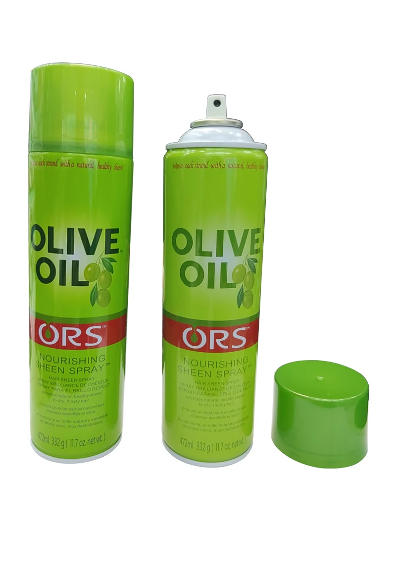 Factory direct selling professional barber shop home olive oil natural hair beauty nourishing sheen spray