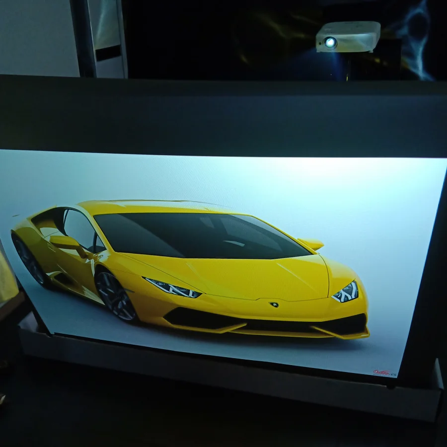 Transparent Rear Projector Film 3D Window Glass Rear Projection Film Self Adhesive Clear Holographic Rear Projection Film/Foil