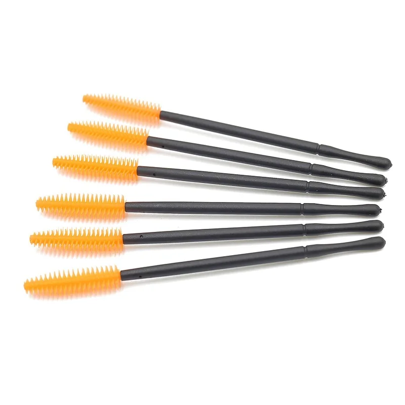 Disposable Silicone Eyelash Brush Mascara Stick Professional Eyelash Extension Tool Cosmetics