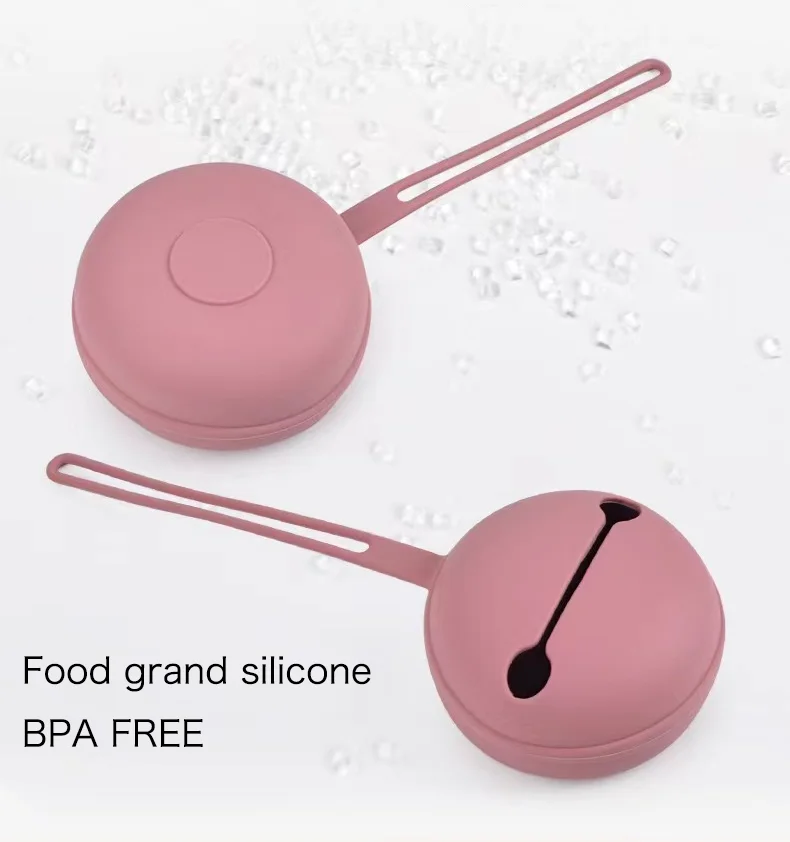 Custom Silicone Portable Soother Holder Nipple Dummy Clip Pacifier Cover Pacifier Box Baby Pacifier Case