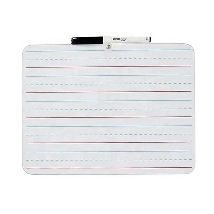 Белая Мини-доска без рамки 9x12 дюймов, двусторонняя маленькая сухая стираемая доска для детей