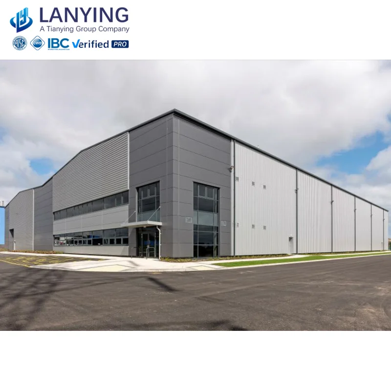 Prefab Warehouse Building Customized Metal Sheds Prefab Steel Warehouse Steel Frame Warehouse