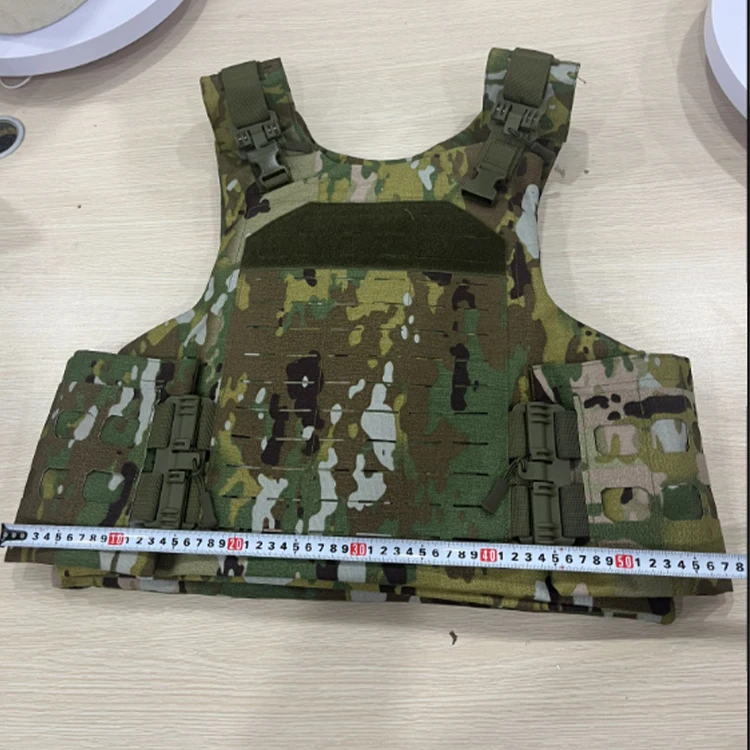 2024 Light Weight Dacron 1000D Fabric Combat Plate Carrier Waterproof Molle Chaleco Tactico Tactical Cp Multicam Tactical Vest