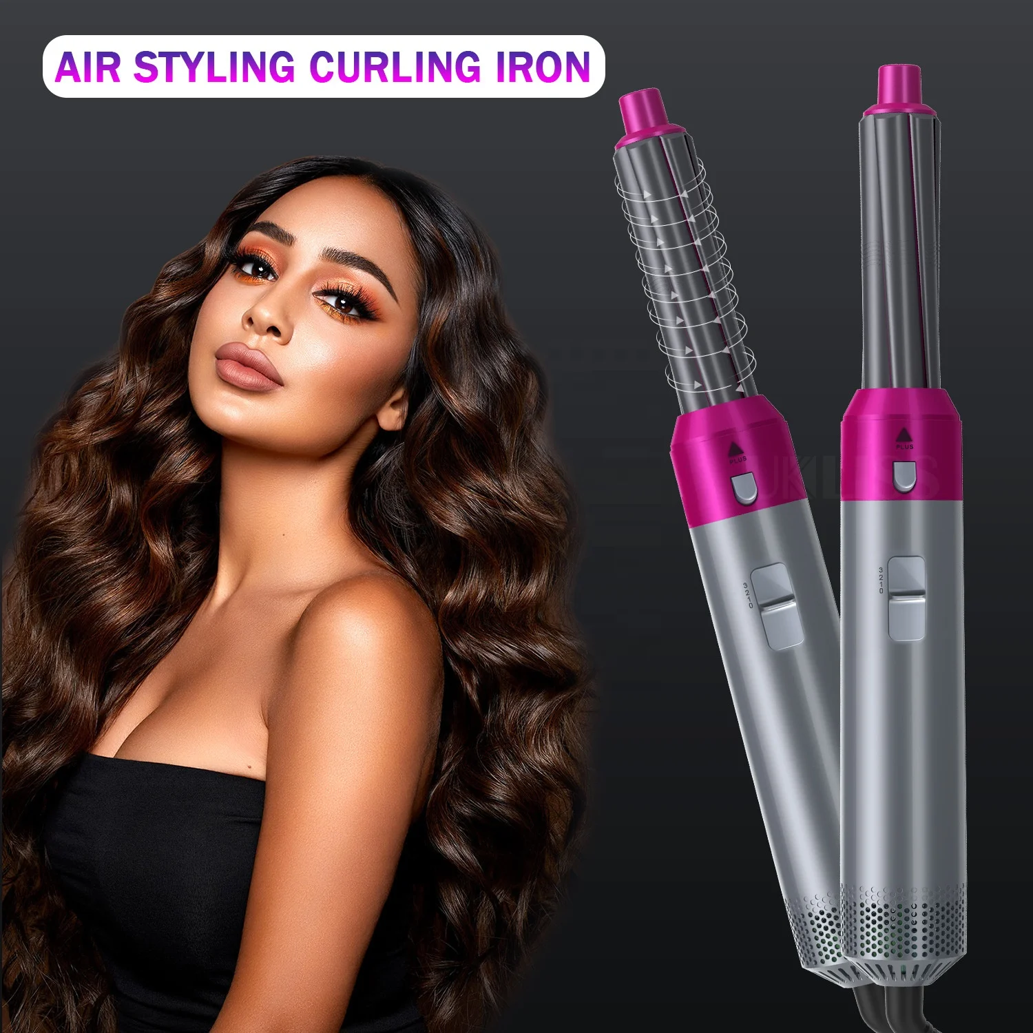 Hot Sale 5 in 1 Step Hair Dryer Hot Air Brush Professional Hair Straightener Curler Styling Tool