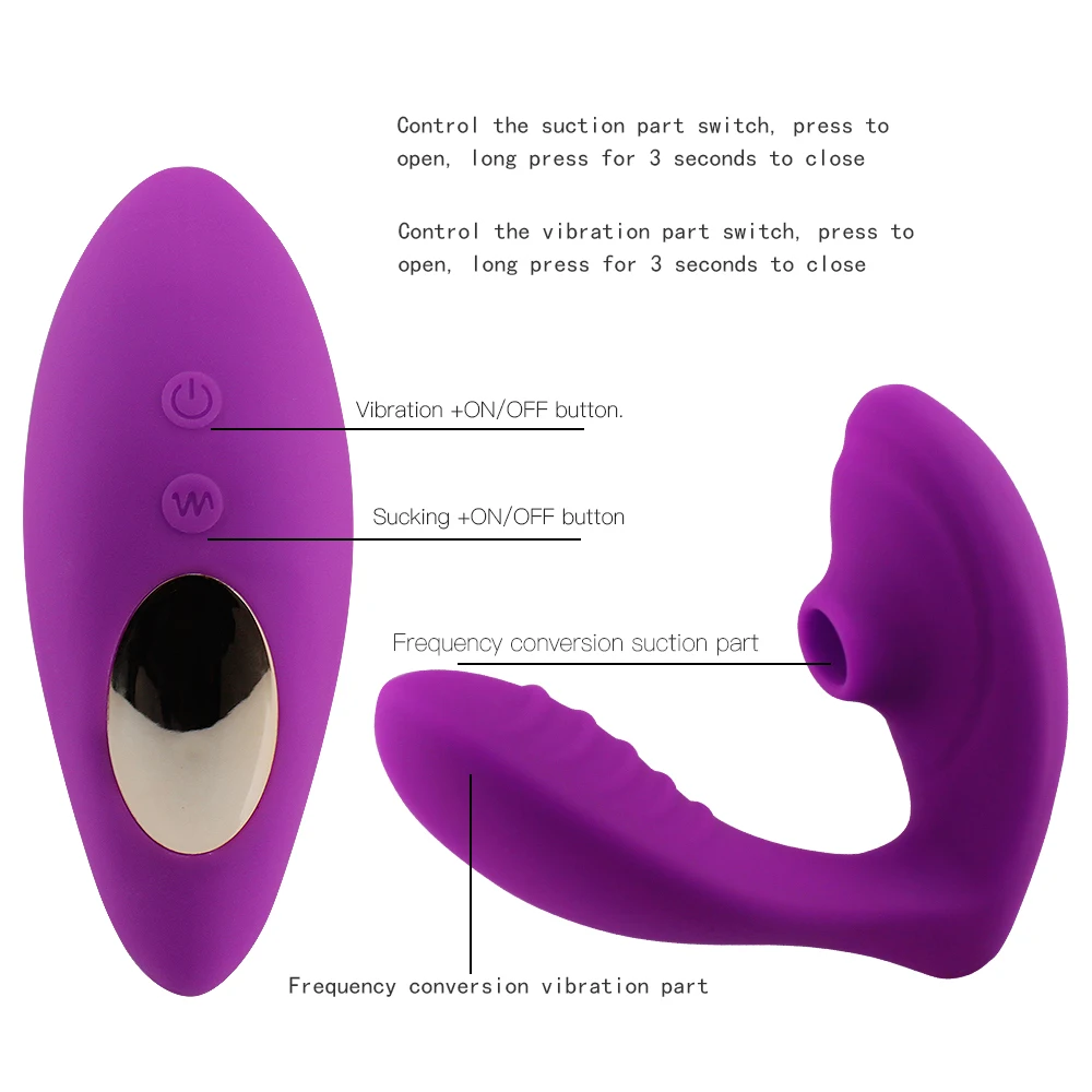 Waterproof Sucker Vibrators Clitoris Stimulator Rechargeable 10 Suction G Spot Clitoral Sucking Vibrator Silicone