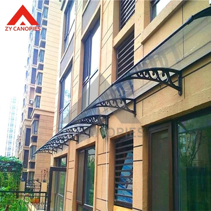 Door Canopy Aluminum Window Awning For House Multiple Sizes Door Awning UV Protected Front Door Awning
