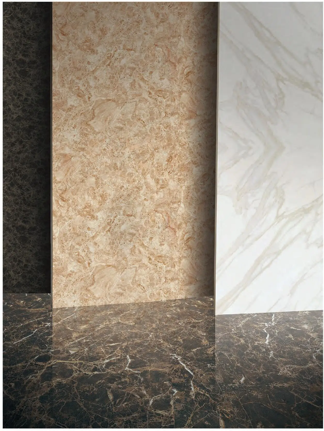 Latest Design 800x800 Foshan Glazed Full Polished Porcelain Floor Tiles Marble Stone Tile For Living Room