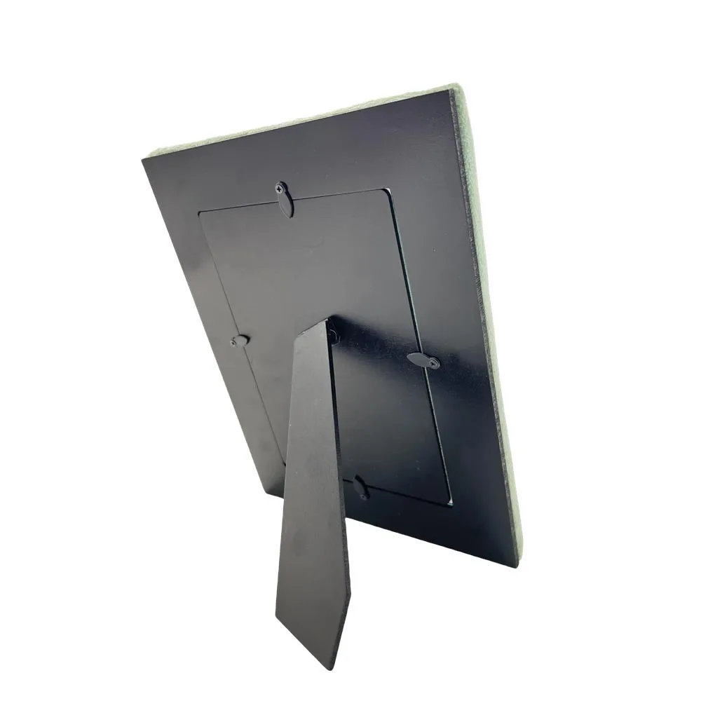 Hot sell 8 INCH Customized Colorful Design Soft Velvet PU Wood Photo Picture Frame for Gift