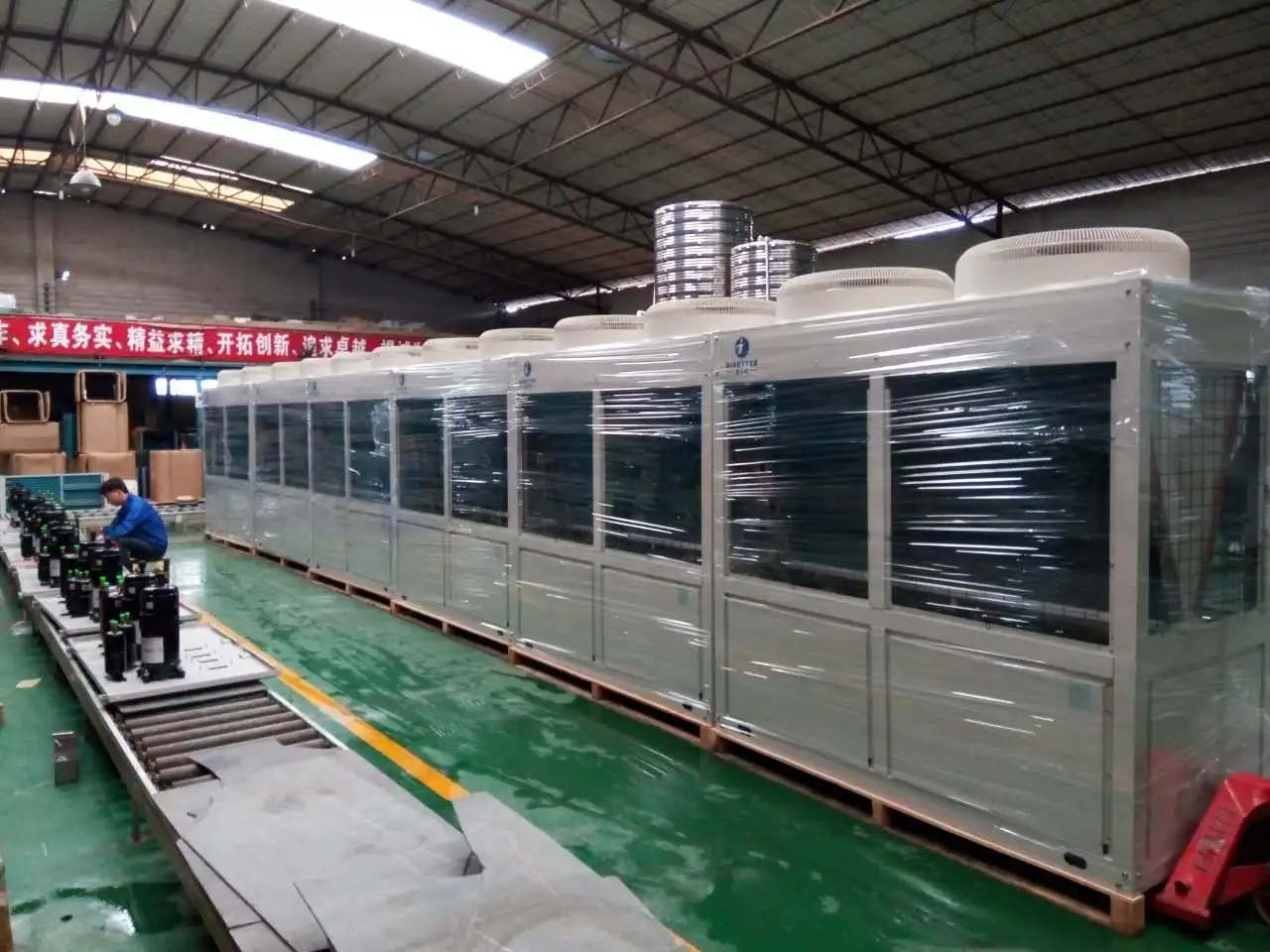 DIBETTER/GAGGIA Brand 180KW air to water heat pumps EVI heat pump Air Source HeatPump