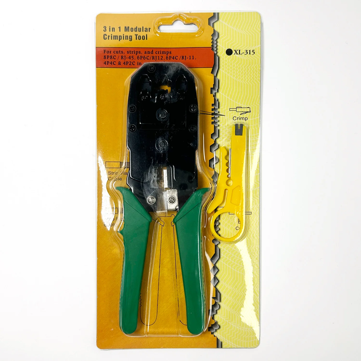 HT-315 3 in 1 network cable pliers RJ11 RJ12 RJ45 4P 6P 8P crimping tools