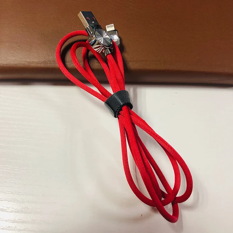 KAKUSIGA CD head shape metal charging 3.2A micro c usb original data cable for iphone Samsung Android