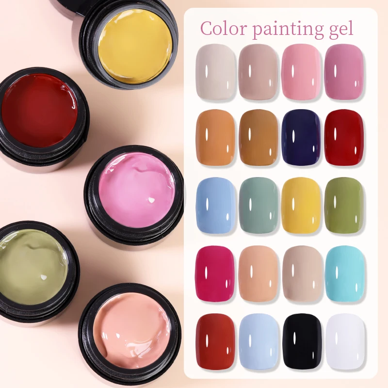 Nail Art Supplies Painting Gel Resin Uv Gel Custom Private Label Painting Gel Supply For Nails Salon